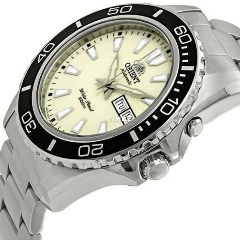 Orient,Other 44.50mm,44.50mm,Stainless Steel,Luminous,Automatic,Date,Day,FEM75005R