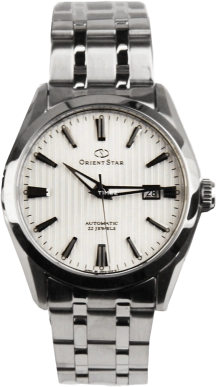 Orient,Other 41mm,41mm,Stainless Steel,White,Automatic,Chronograph,Day,SDV02003W0