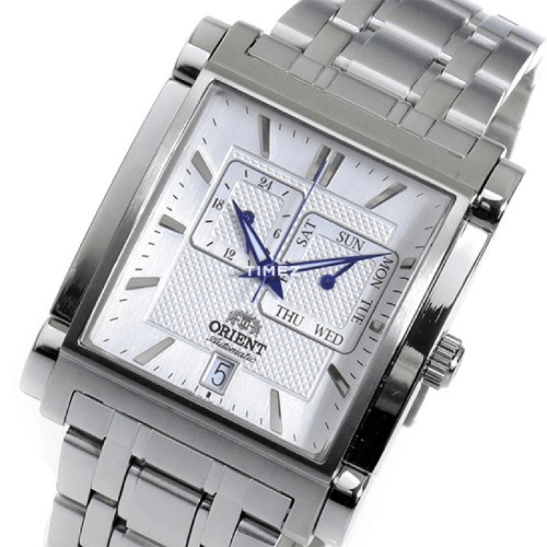 Orient,Other 35.70x44mm,35.70x44mm,Stainless Steel,White,Automatic,Date,Day,Dule Time,SETAC002W0