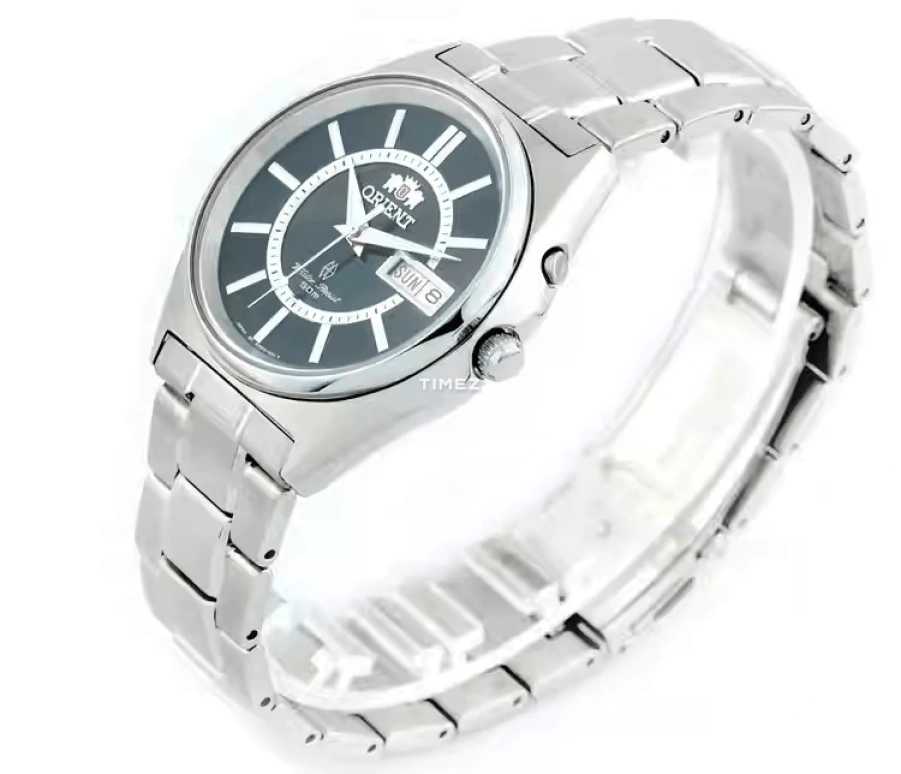 Orient,Other 39mm,39mm,Stainless Steel,Black,Automatic,Date,Day,SEM6X002B2