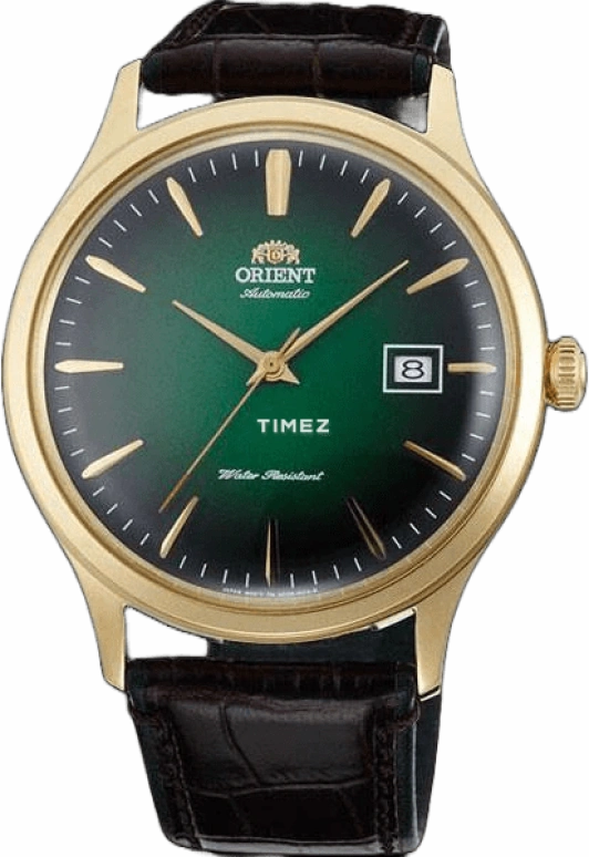Orient,Other 42mm,42mm,Stainless Steel,Green,Automatic,Day,Glass,FAC08002F