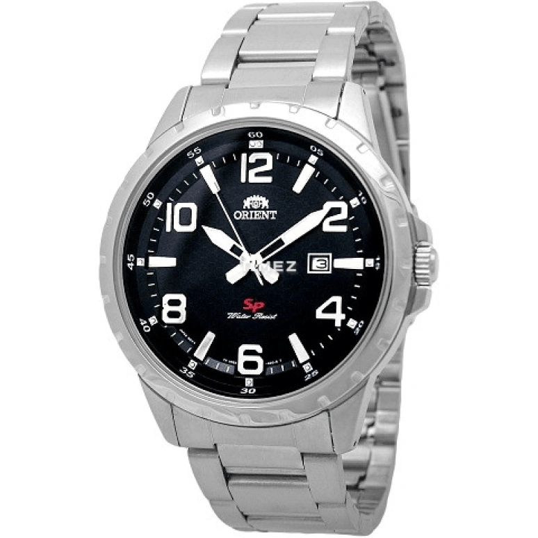 Orient,Sports 43.90mm,43.90mm,Stainless Steel,Black,Quartz,Day,Glass,FUNG3001B