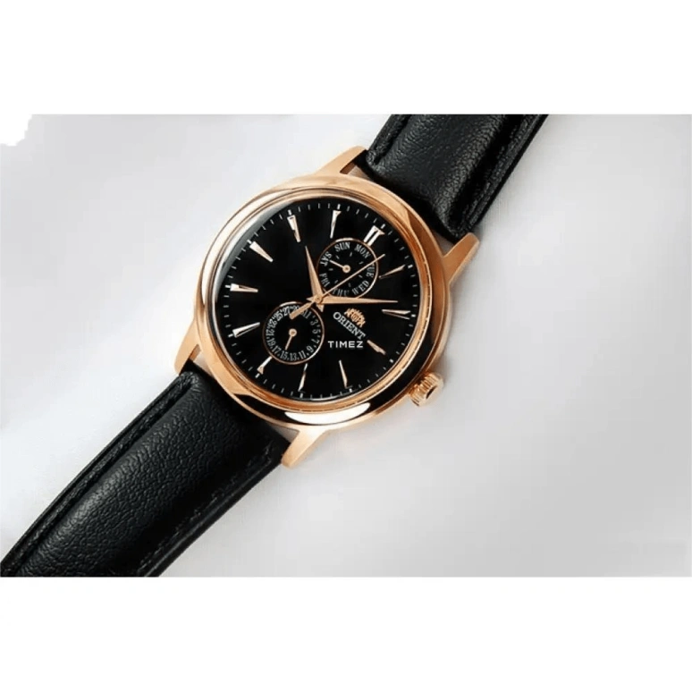 Orient,Classic 41mm,41mm,Stainless Steel,Black,Quartz,Date,Day,UW00001B