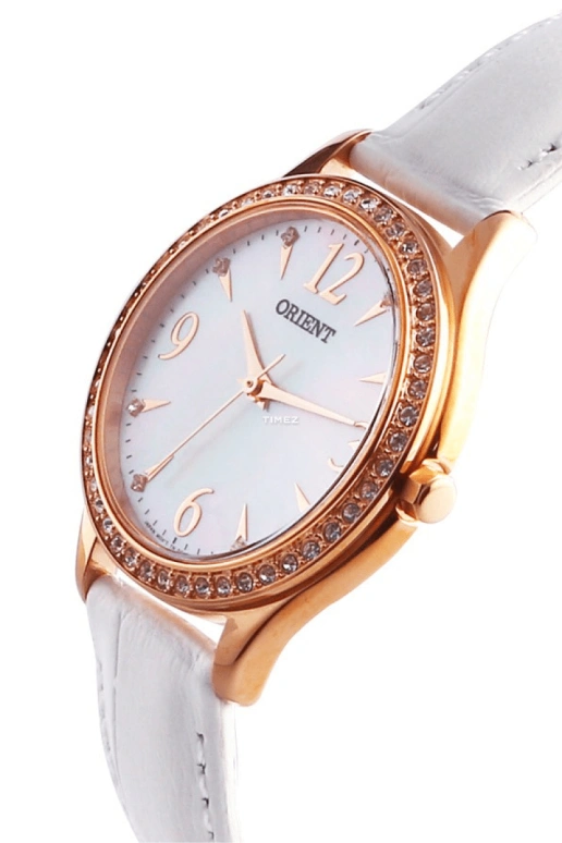 Orient,Other 30.30mm,30.30mm,Stainless Steel,White,Quartz,Glass,Round,FQC10005W