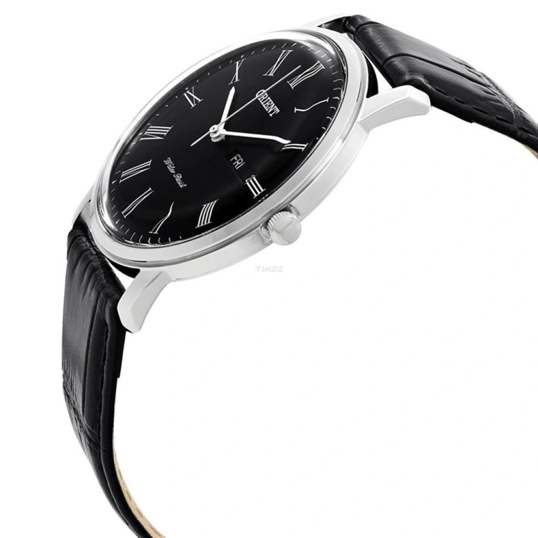 Orient,Classic 40.50mm,40.50mm,Stainless Steel,Black,Quartz,Date,Day,FUG1R008B