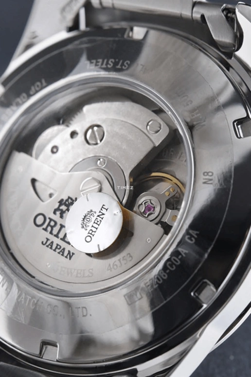 Orient,Classic 42mm,42mm,Stainless Steel,Black,Automatic,Day,Power Reserve Indicator,FEZ08001B