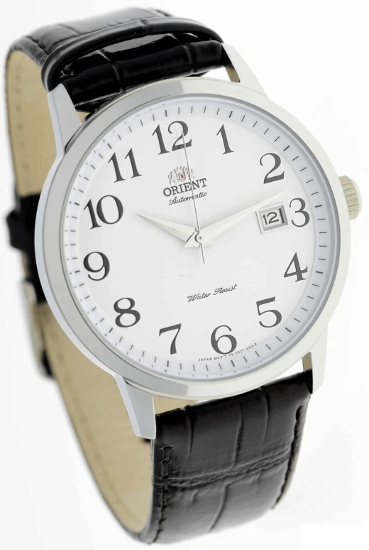 Orient,Other 41mm,41mm,Stainless Steel,White,Automatic,Day,Glass,FER27008W