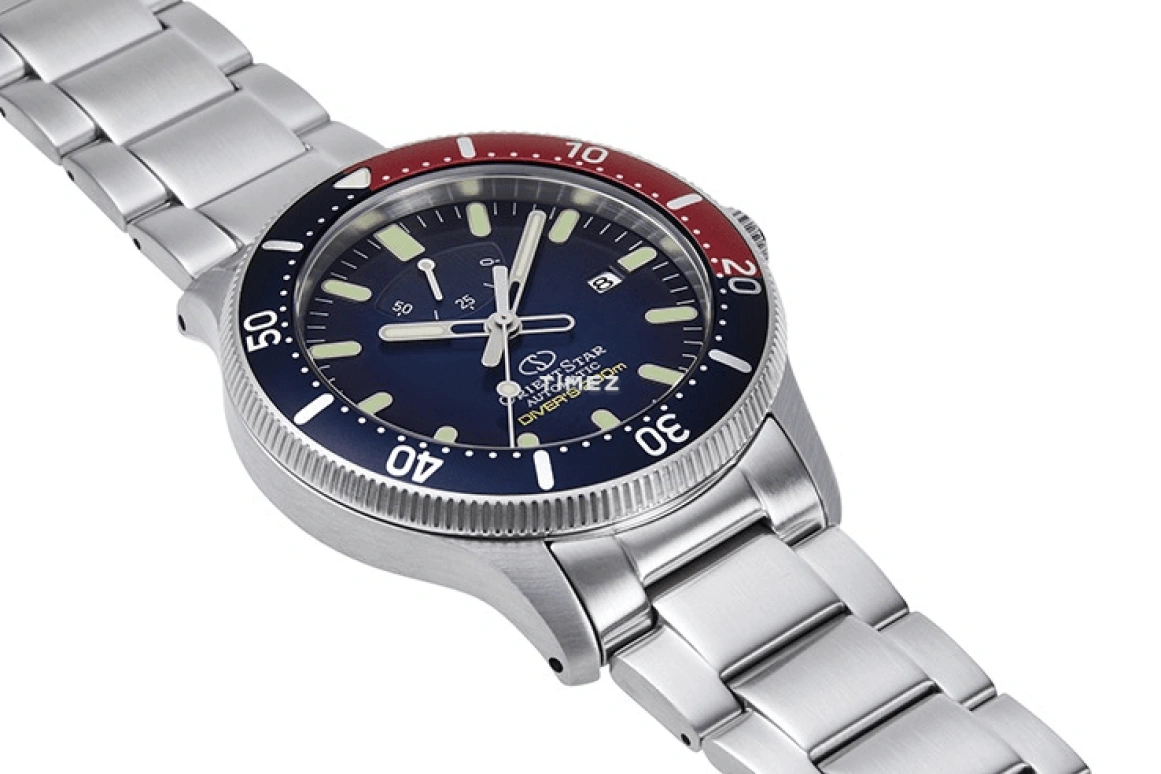 Orient,STAR 43.60mm,43.60mm,Stainless Steel,Blue,Handwound,Day,Power Reserve Indicator,RE,RE-AU0306L
