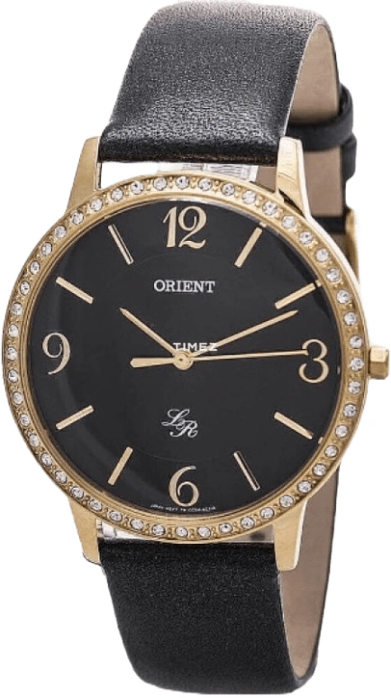Orient,Other 37mm,37mm,Stainless Steel,Black,Quartz,Hardlex,Glass,Round,QC0H003B