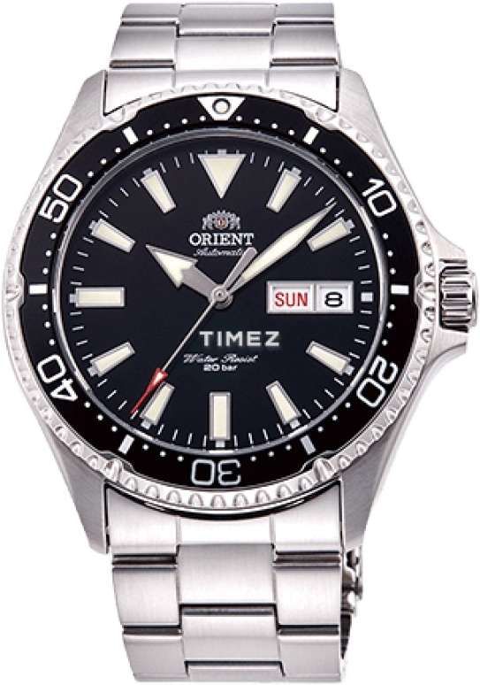 Orient,Other 41.80mm,41.80mm,Stainless Steel,Black,Quartz,Date,Day,RA,RA-AA0001B