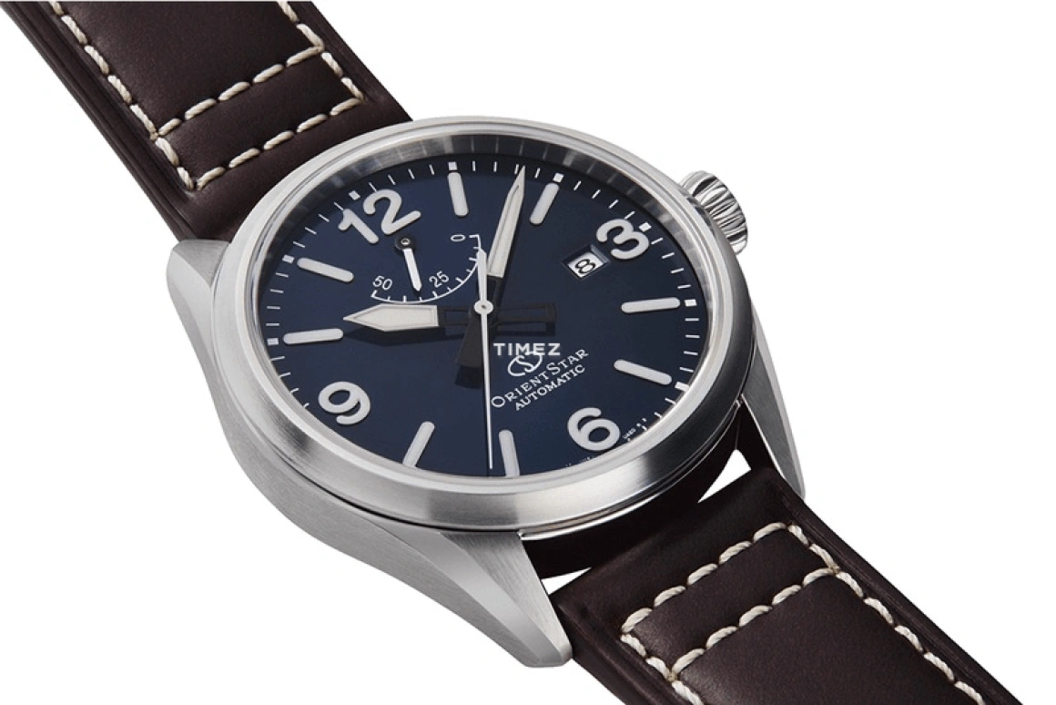 Orient,Sports 41mm,41mm,Stainless Steel,Blue,Handwound,Day,Power Reserve Indicator,RE,RE-AU0204L00B