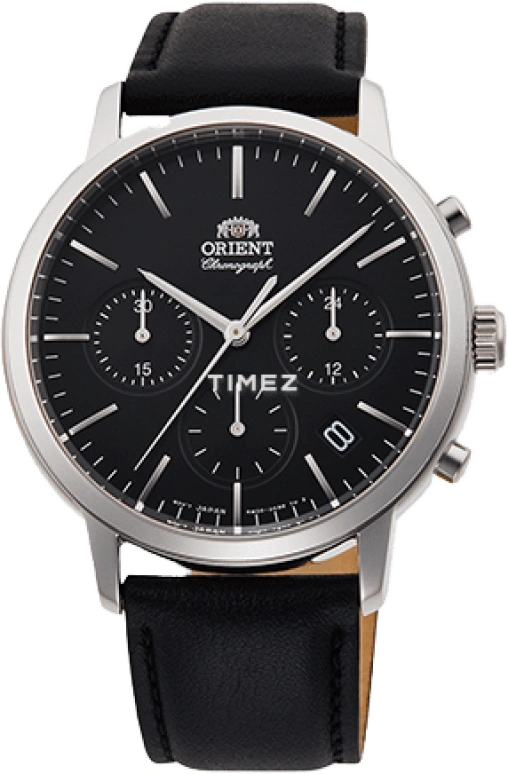Orient,Sports 40.40mm,40.40mm,Stainless Steel,Black,Quartz,Chronograph,Day,RA,RA-KV0303B