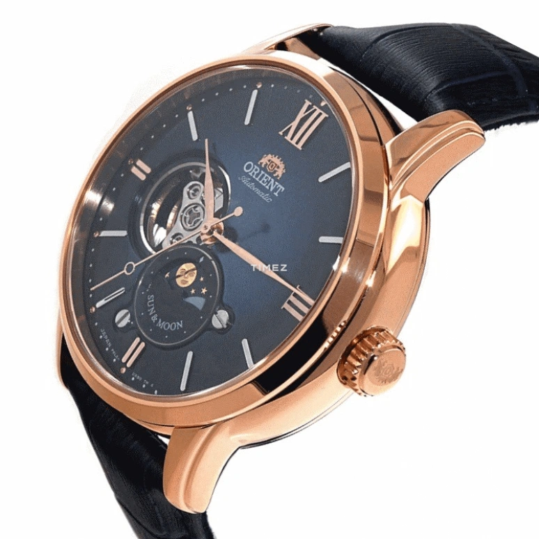 Orient,Classic 42mm,42mm,Stainless Steel,Blue,Automatic,Handwound,day-night-indication,RA,RA-AS0006L