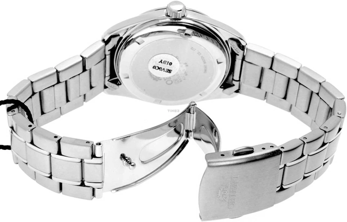 Orient,Other 38mm,38mm,Stainless Steel,Black,Automatic,Date,Day,SEV0C001BY