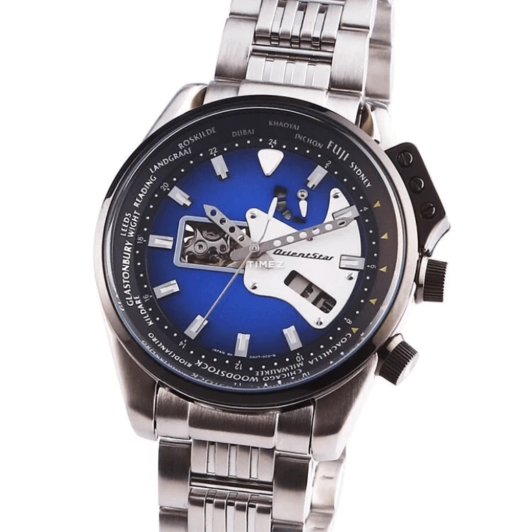 Orient,STAR 44.50mm,44.50mm,Stainless Steel,Blue,Handwound,Power Reserve Indicator,Sapphire,Crystal Glass,WZ0161DA