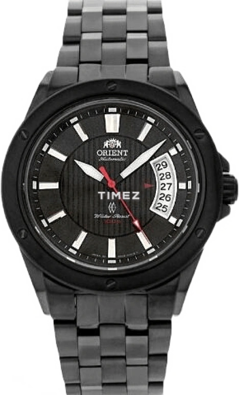 Orient,Sports 43mm,43mm,Stainless Steel,Titanium,Black,Automatic,Day,Sapphire,Crystal Glass,SER28001B0