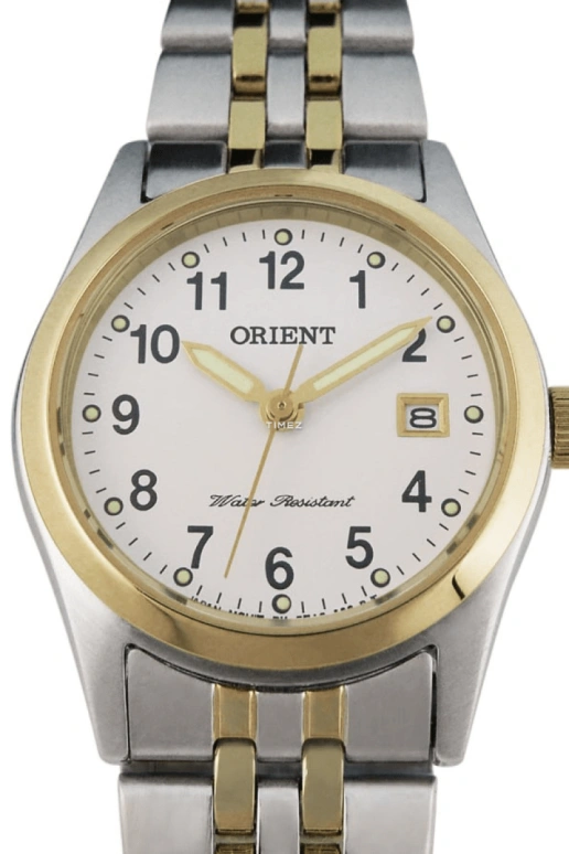 Orient,Other 26mm,26mm,Stainless Steel,White,Quartz,Day,Sapphire,Crystal Glass,FSZ46005W