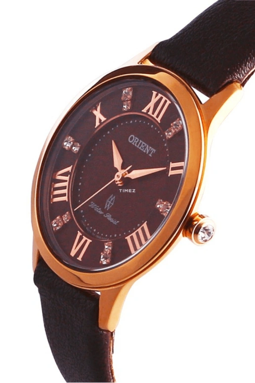 Orient,Other 30.50mm,30.50mm,Stainless Steel,Brown,Quartz,Sapphire,Crystal Glass,Round,FUB9B001T