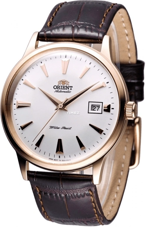Orient,Other 40.50mm,40.50mm,Rose Gold,White,Automatic,Handwound,Day,Sapphire,Glass,FER24002W