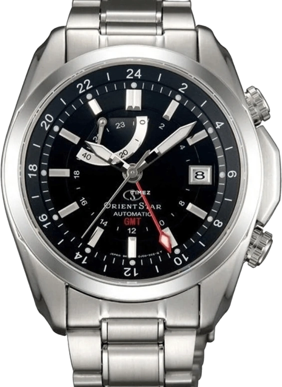 Orient,STAR 41.50mm,41.50mm,Stainless Steel,Black,Automatic,Day,Power Reserve Indicator,Dule Time,SDJ00001B