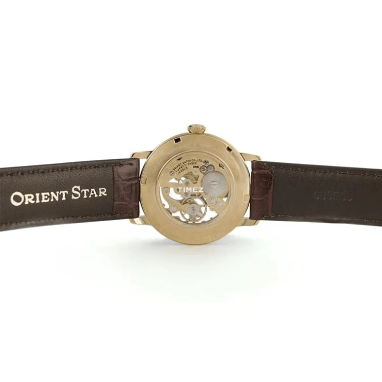 Orient,STAR 39mm,39mm,Stainless Steel,Silver,White,Skeleton,Handwound,Power Reserve Indicator,Sapphire,Crystal Glass,WZ0011DX