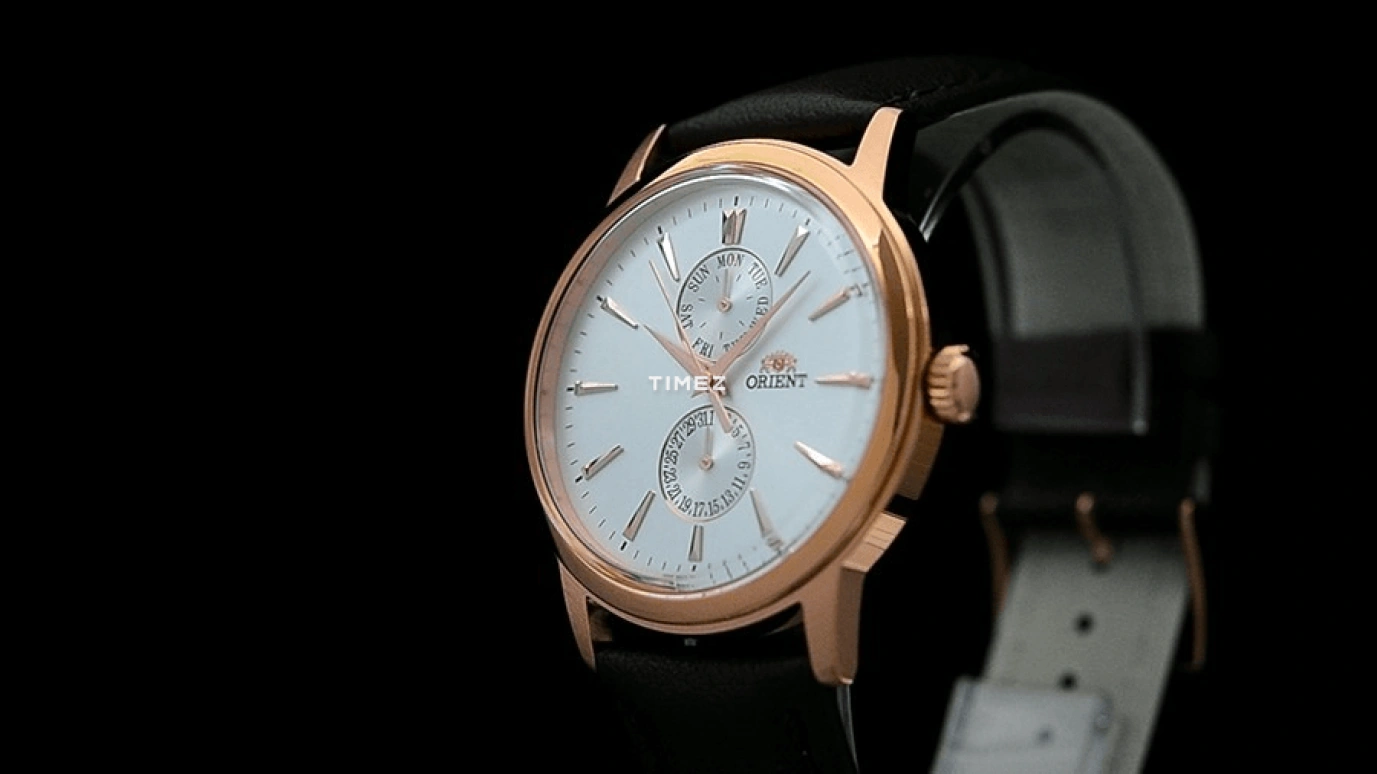 Orient,Other 41mm,41mm,Stainless Steel,White,Quartz,Date,Day,UW00002W