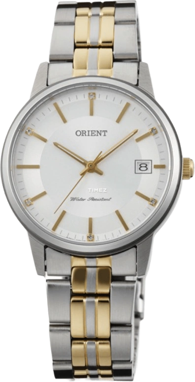 Orient,Other 32mm,32mm,Stainless Steel,White,Quartz,Day,Sapphire,Crystal Glass,FUNG7002W