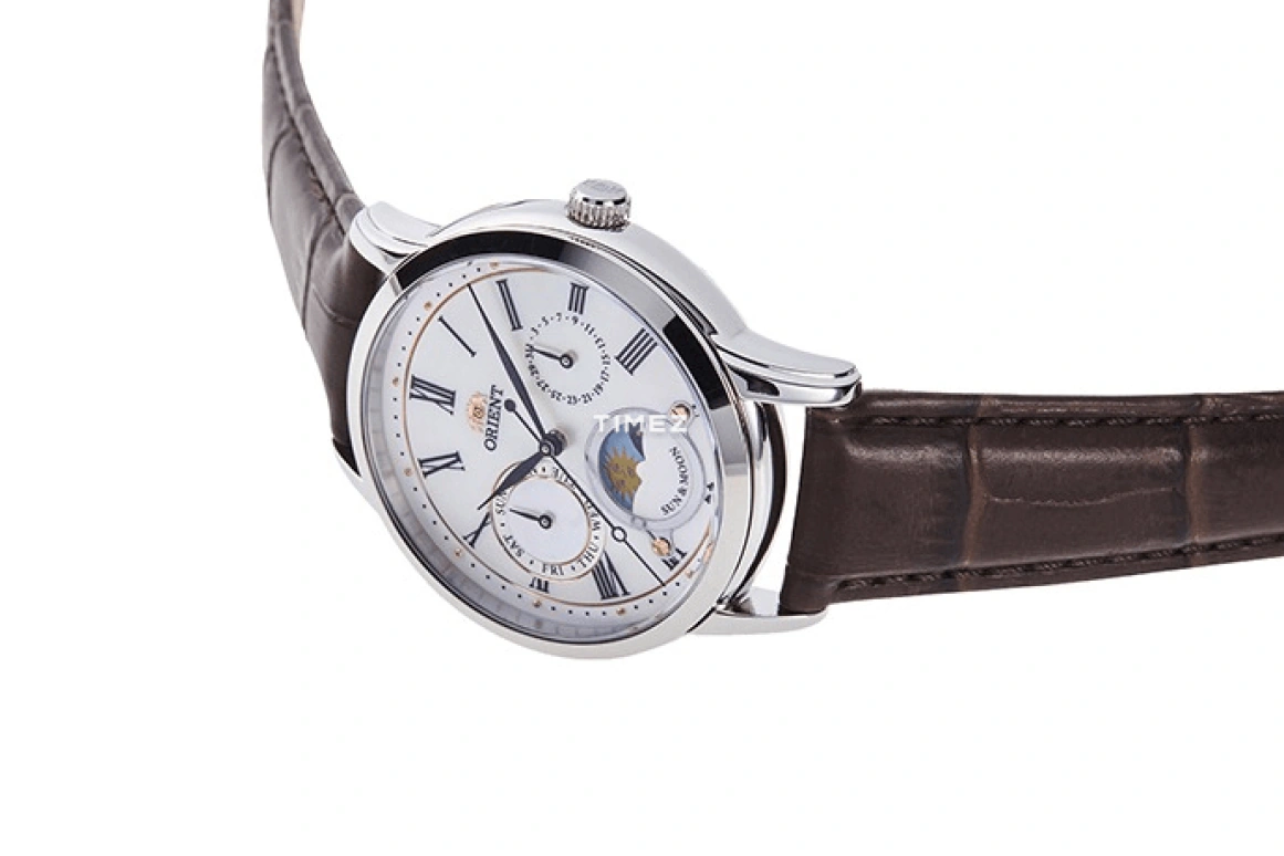 Orient,Other 34.80mm,34.80mm,Stainless Steel,White,Quartz,Moonphase,Date,Day,RA,RA-KA0005A