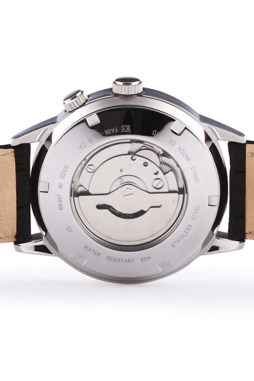 Orient,Classic 43.50mm,43.50mm,Stainless Steel,White,Automatic,Day,Power Reserve Indicator,Dule Time,SFA06003Y