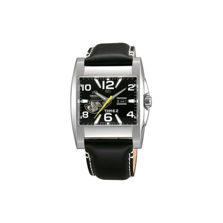 Orient,Sports 39.50mm,39.50mm,Stainless Steel,Black,Automatic,Power Reserve Indicator,Square,CDBAA001B