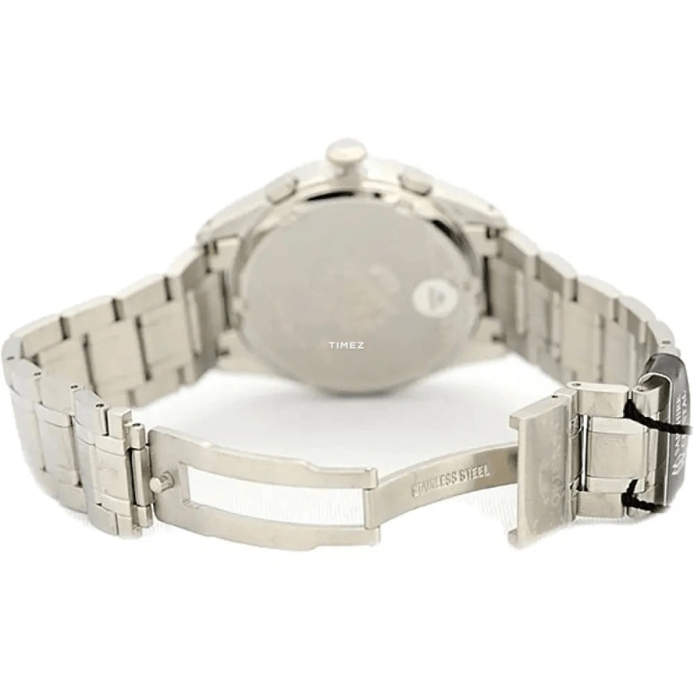 Orient,Other 41.50mm,41.50mm,Stainless Steel,White,Quartz,Chronograph,Big Date,TV01003W