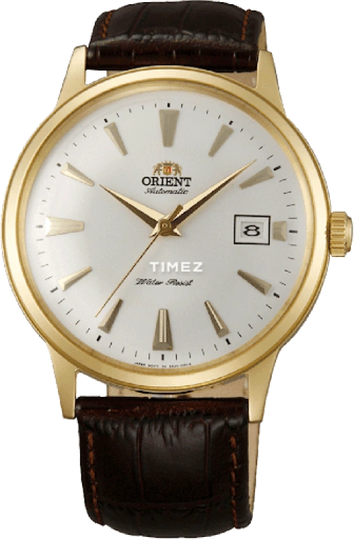 Orient,Classic 40.50mm,40.50mm,Yellow Gold,White,Automatic,Day,Sapphire,Glass,FER24003W