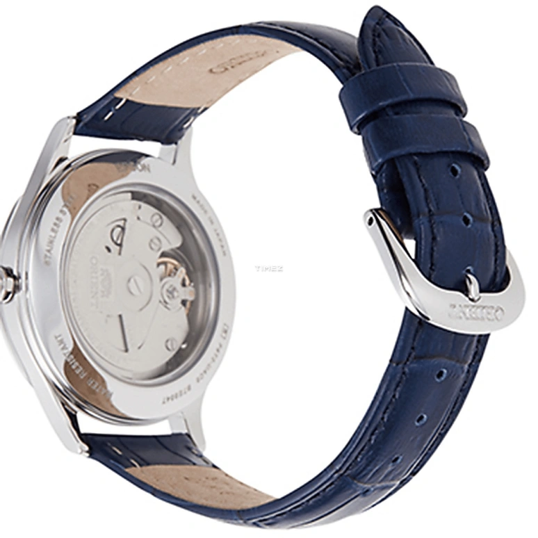 Orient,Other 35.90mm,35.90mm,Stainless Steel,Blue,Handwound,Glass,Round,RA,RA-AG0018L10B