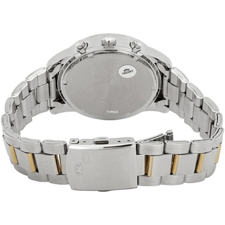 Orient,Sports 42mm,42mm,Stainless Steel,White,Quartz,Day,Sapphire,Crystal Glass,FKU00001W