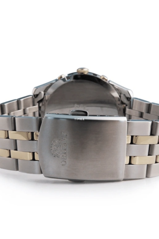 Orient,Classic 44mm,44mm,Stainless Steel,White,Quartz,Chronograph,Day,FTW04002S