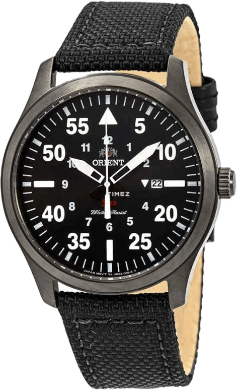 Orient,Sports 42mm,42mm,Stainless Steel,Black,Quartz,Day,Sapphire,Crystal Glass,FUNG2003B