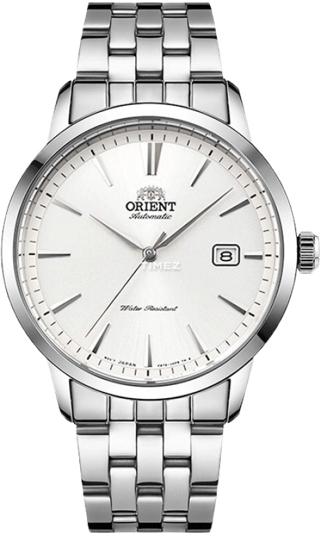 Orient,Classic 41.60mm,41.60mm,Stainless Steel,White,Automatic,Day,Glass,RA,RA-AC0F02S10D
