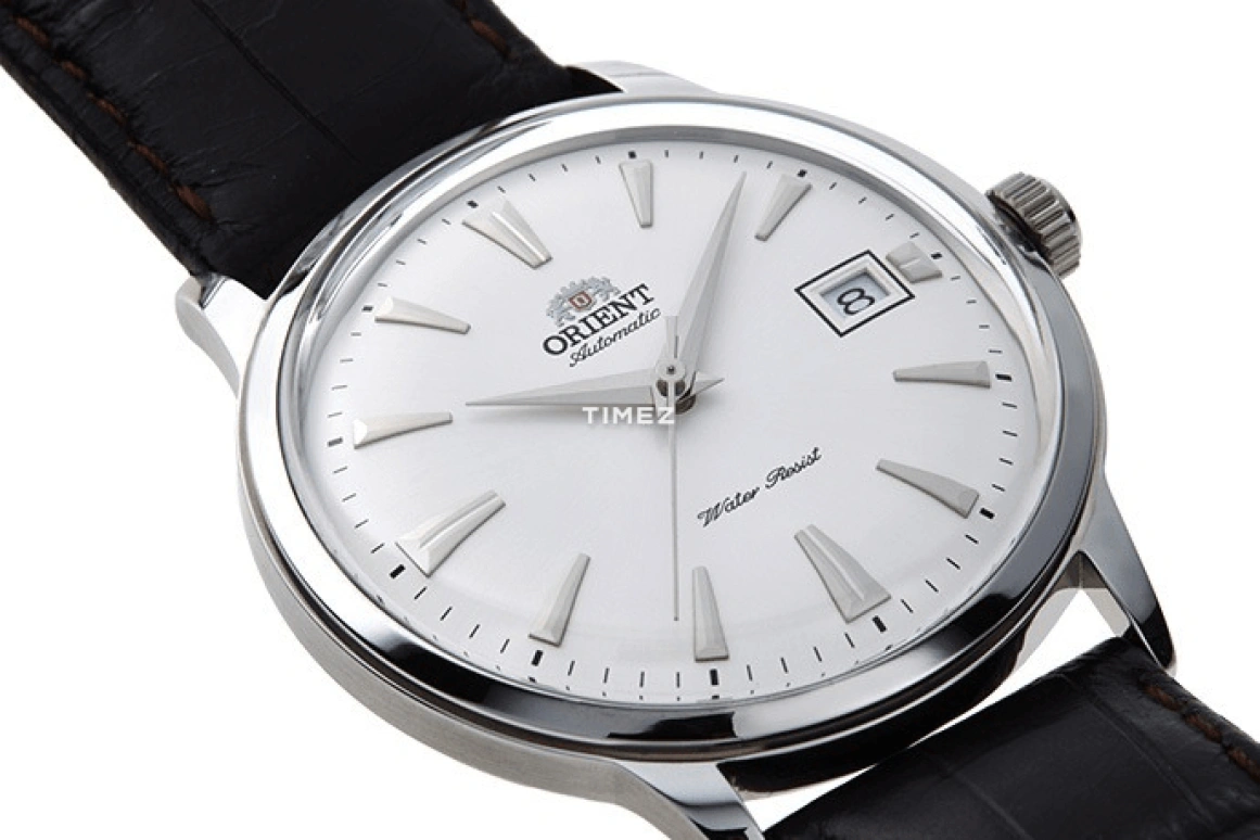 Orient,Classic 40.50mm,40.50mm,Stainless Steel,White,Handwound,Day,Glass,FAC00005W0