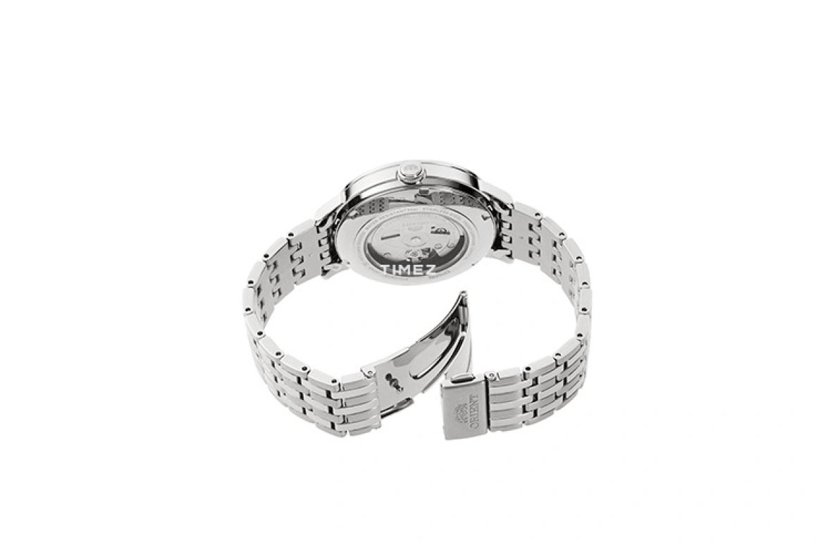 Orient,Contemporary 42.40mm,42.40mm,Stainless Steel,Beige,Automatic,Day,Glass,RA,RA-AC0J01S