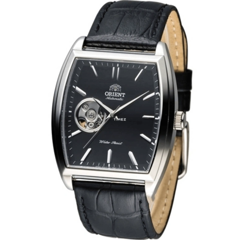 Orient,Classic 37x46mm,37x46mm,Stainless Steel,Black,Spring Drive,Sapphire,Glass,Tonneau,FDBAF002B