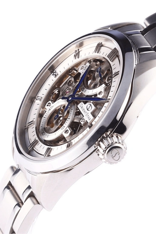 Orient,STAR 40mm,40mm,Stainless Steel,Silver,Handwound,Power Reserve Indicator,Sapphire,Crystal Glass,SDX00001W