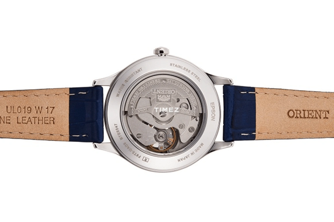 Orient,Other 36mm,36mm,Stainless Steel,Blue,Automatic,Glass,Round,RA,RA-AG0018L