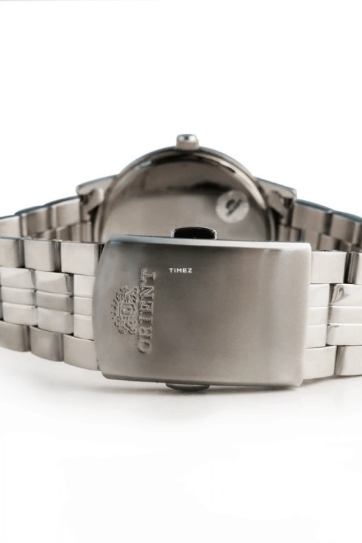 Orient,Contemporary 40mm,40mm,Stainless Steel,Blue,Quartz,Day,Sapphire,Crystal Glass,UNG8003D