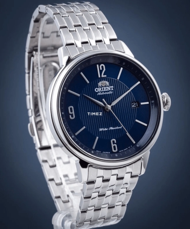 Orient,Other 42.40mm,42.40mm,Stainless Steel,Blue,Automatic,Day,Sapphire,Crystal Glass,RA,RA-AC0J09L10B