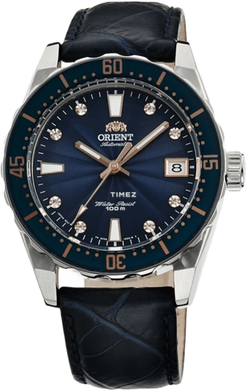 Orient,Sports 39mm,39mm,Stainless Steel,Blue,Automatic,Day,Sapphire,Crystal Glass,FAC0A004D