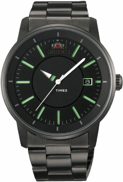 Orient,Other 41.40mm,41.40mm,Stainless Steel,Black,Automatic,Day,Hardlex,Glass,ER02005B