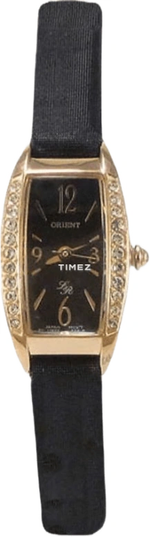 Orient,Other 16x23.50mm,16x23.50mm,Stainless Steel,Black,Quartz,Hardlex,Glass,Tonneau,UBTS008B