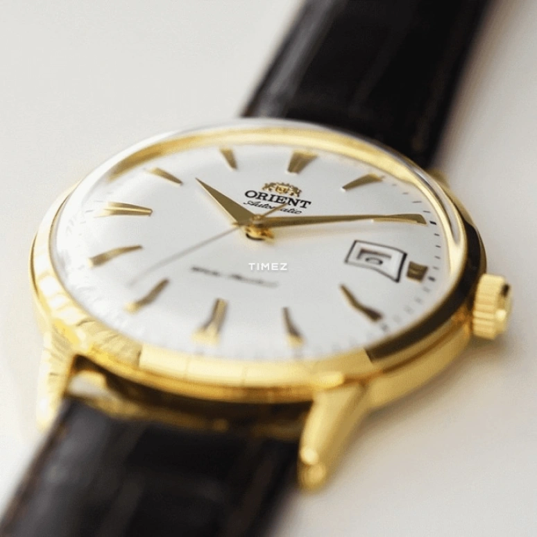 Orient,Classic 40.50mm,40.50mm,Stainless Steel,White,Automatic,Handwound,Day,Sapphire,Crystal Glass,AC00003W