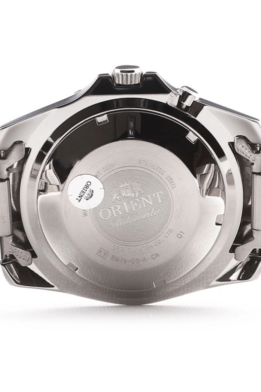 Orient,Other 44.50mm,44.50mm,Stainless Steel,Orange,Automatic,Date,Day,FEM75001M