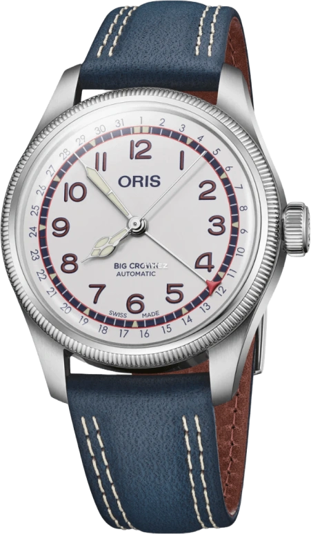 Oris,Big Crown 40mm,40mm,Stainless Steel,White,Automatic,Day,Sapphire,Crystal Glass,01 754 7785 4081,01 754 7785 4081-Set